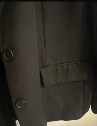 Americana Stradivarius Negra Talla L Nueva