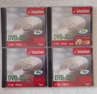 Lote pack 10x DVD-RW, DVD+RW y DVD-R Nuevos