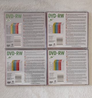 Lote pack 10x DVD-RW, DVD+RW y DVD-R Nuevos