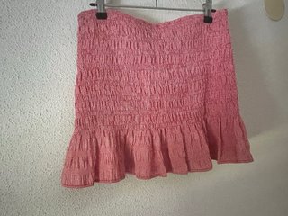 Top Zara Rojo Gingham Talla L Nuevo
