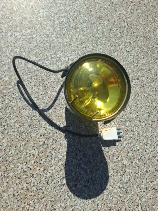 Faro vintage negro