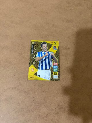 Cromos Panini Oyarzabal Balón de Oro y Capitán