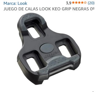 Calas LOOK KEO GRIP Negras 0°