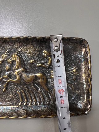 Bandeja decorativa cuadriga romana