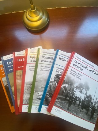 Lote libros Osprey, temática militar.