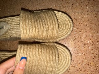 Sandalias cuña Pull&Bear beige