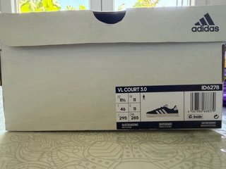 Zapatillas Adidas VL Court 3.0 Negras Blancas