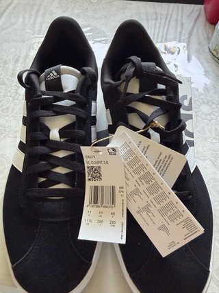 Zapatillas Adidas VL Court 3.0 Negras Blancas