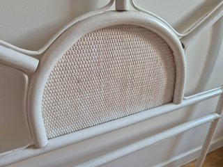 Cabecero bambú blanco infantil