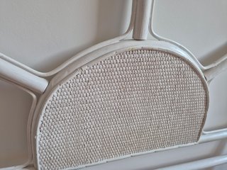 Cabecero bambú blanco infantil