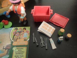 Playmobil Wiltopia 71010 Barco con Figuras