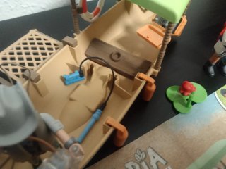 Playmobil Wiltopia 71010 Barco con Figuras