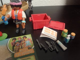 Playmobil Wiltopia 71010 Barco con Figuras