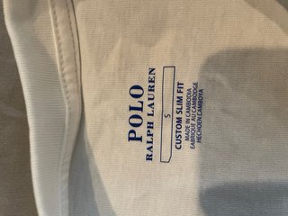 Polo Ralph Lauren Camiseta Custom Slim Fit Blanca
