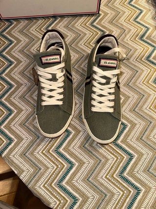 Zapatillas El Ganso Verde y Blanco