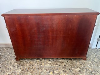Mueble consola madera noble clásico