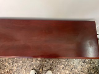 Mueble consola madera noble clásico