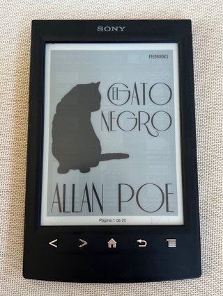 Lector de libros Sony pantalla táctil