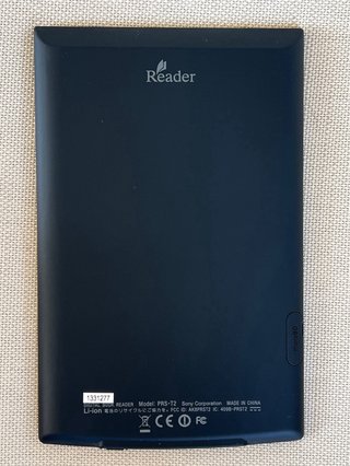 Lector de libros Sony pantalla táctil