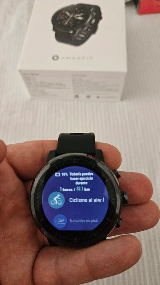 Amazfit Stratos Smartwatch Negro