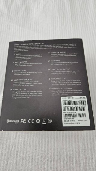 Amazfit Stratos Smartwatch Negro