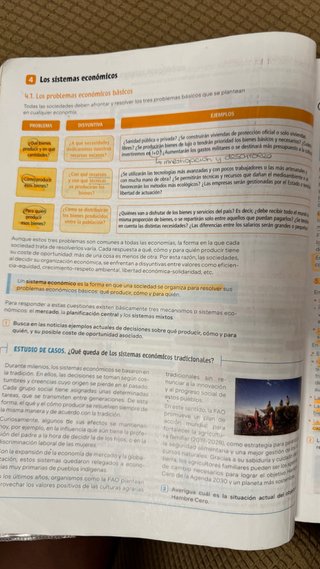 1 Bachillerato, Economía Revuela