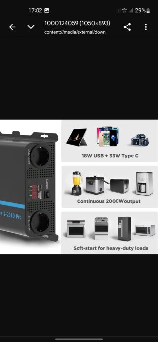 Inversor Onda Pura 2000W EDECOR