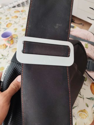 Bolso Buoabo Negro y Naranja