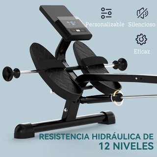 Máquina Remo Hidráulico 12 Niveles Resistencia LCD