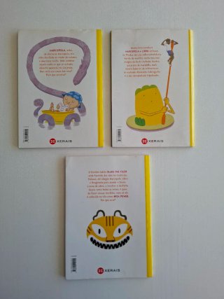 Lote 3 libros Marcopola, a illa remeira en gallego