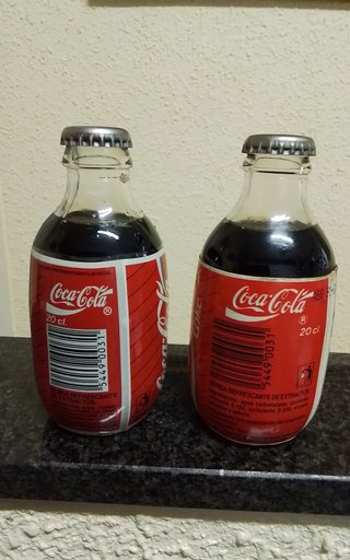 2 bottiglie Coca Cola 0,2L Spagna anni '80-'90