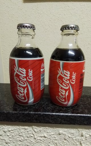 2 bottiglie Coca Cola 0,2L Spagna anni '80-'90