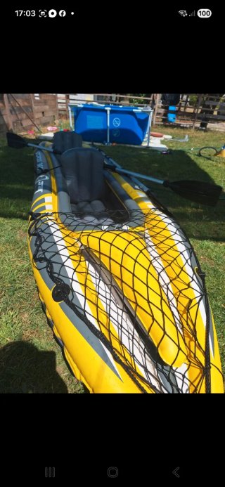 Kayak inflable 360 usadas 2 veces