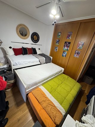 Cama tren triple con 3 colchones Pikolin