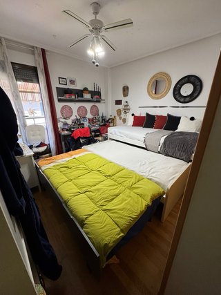 Cama tren triple con 3 colchones Pikolin