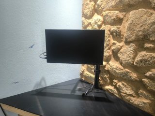 Monitor LCD 18,5 con braccio