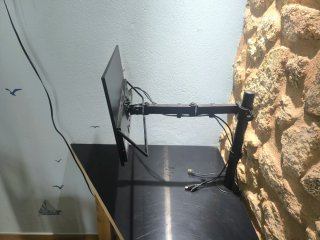 Monitor LCD 18,5 con braccio