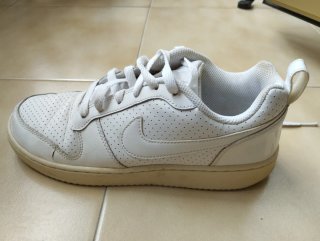 Deportivas de piel Nike Blancas