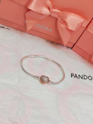 Pulsera Pandora Corazón 17 cm Ale Rose gold