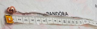 Pulsera Pandora Corazón 17 cm Ale Rose gold