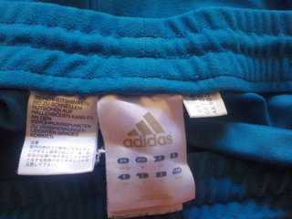Pantalón Jogger Adidas Azul Turquesa Talla M