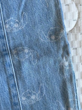 Jeans a zampa con stampa Stich Disney