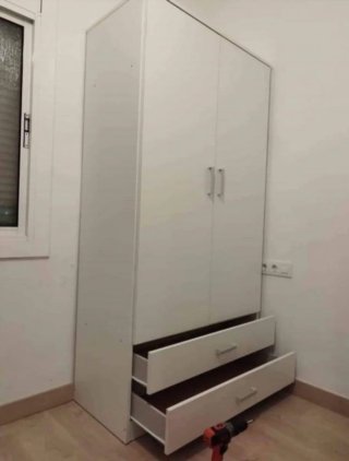 Armario blanco modular