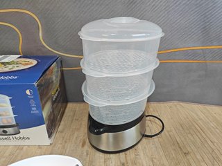Russell Hobbs 19270-56 - Vaporera de 3 recipientes