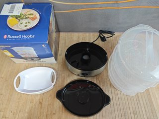 Russell Hobbs 19270-56 - Vaporera de 3 recipientes