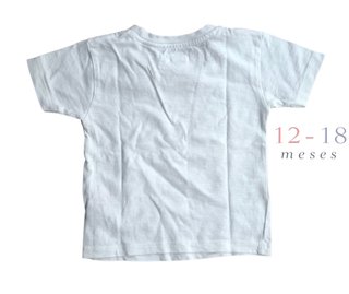 Conjunto T-shirt + Calças Bege Primark 12-18 meses