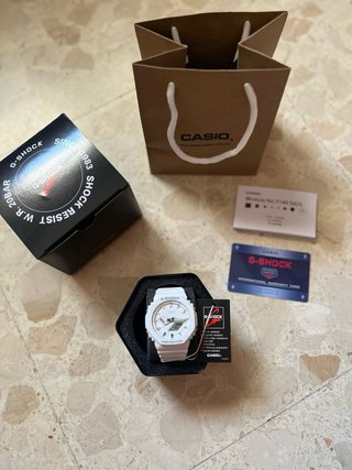 Reloj Casio G-Shock Azul y Plateado