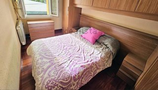 Cama articulada madera y tela
