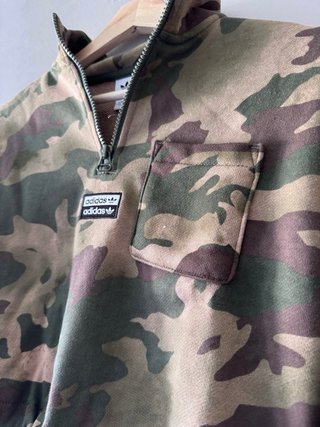 Sudadera Adidas Originals Camuflaje Crop