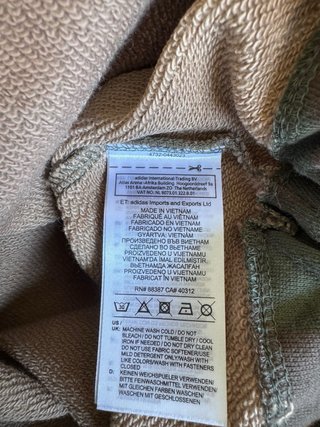 Sudadera Adidas Originals Camuflaje Crop